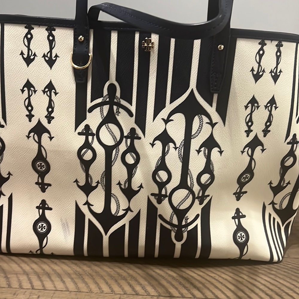 Tory Burch Tote and Make-up Bag